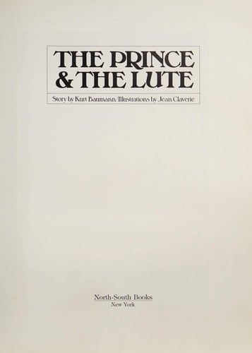 The Prince and the Lute (English and German Edition)