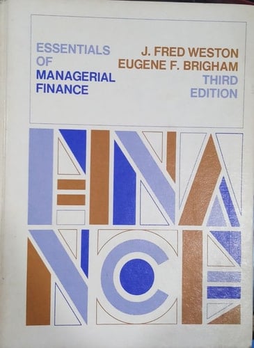 Essentials of managerial finance