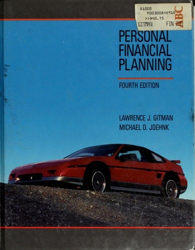 Personal financing planning (The Dryden Press series in finance)