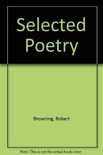 Selected Poetry