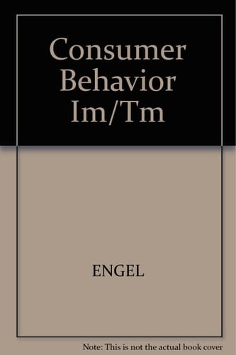 Consumer Behavior Im/Tm