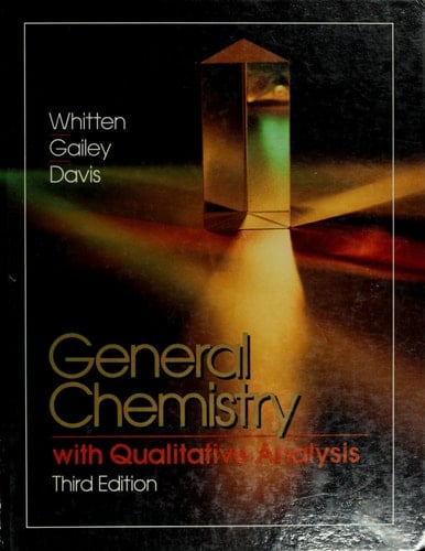 General chemistry with qualitative analysis (Saunders golden sunburst series)