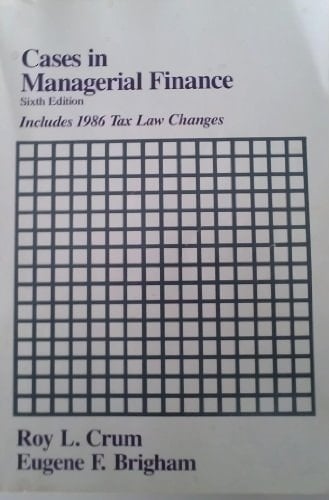 Cases in Managerial Finance