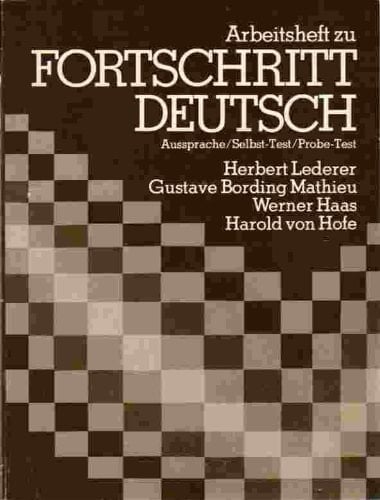 Arbeitscheft Zu Fortschritt Deutsch - Aussprache/Selbst-Test/Probe-Test