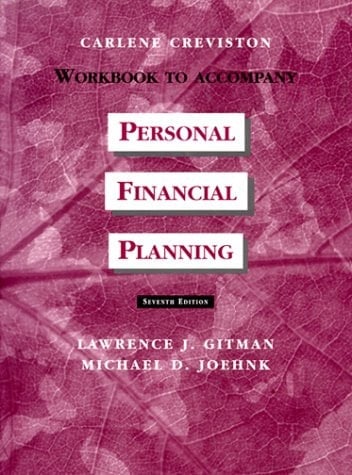 Personal Financial Planning: Study Guide and Workbook