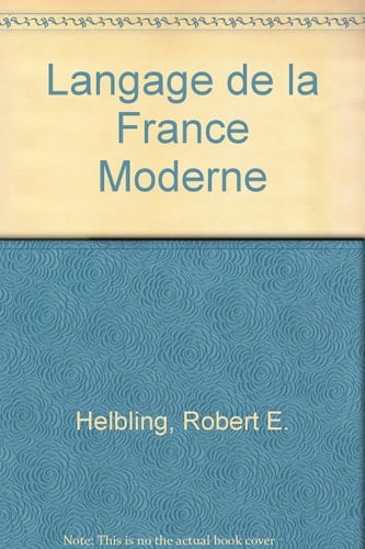Langage de la France Moderne