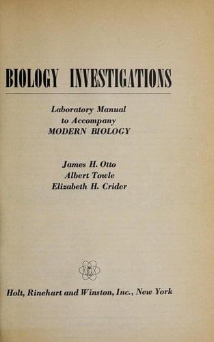 Modern Biology