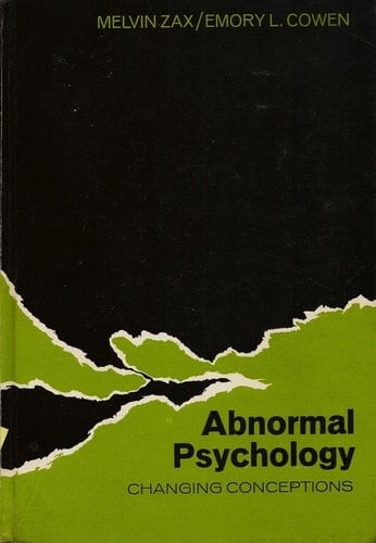 Abnormal psychology: changing conceptions