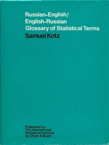 Russian-English, English-Russian glossary of statistical terms;