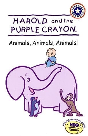 Harold and the Purple Crayon: Animals, Animals, Animals! (Festival Readers)