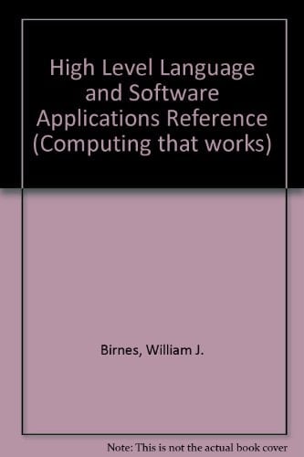 High-Level Languages and Software Applications