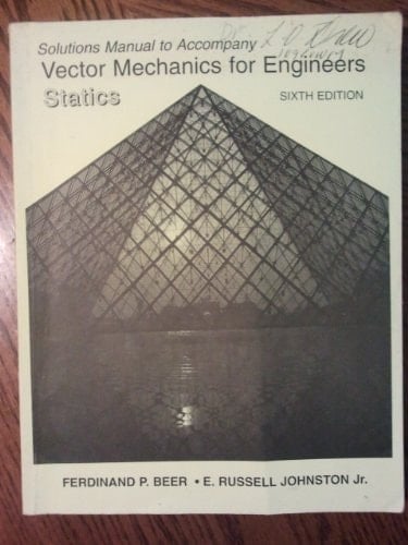 S/M T/A Vector Mechanics for Engineers - Statics -Use296909
