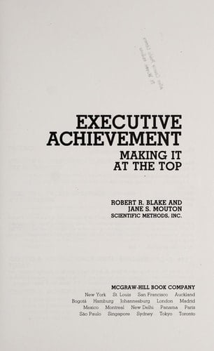 Executive Achievement: Making It at the Top