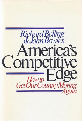 America's competitive edge: How to get our country moving again