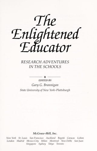 The Enlightened Educator: Resarch for The Classroom