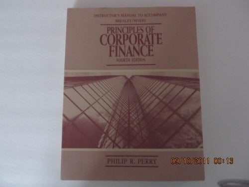 Principles of Corporate Finance: Instructor's Manual (McGraw-Hill Series in Finance)