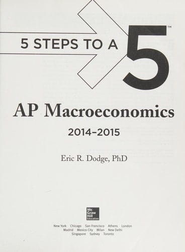 5 Steps to a 5 AP Microeconomics, 2014-2015 Edition