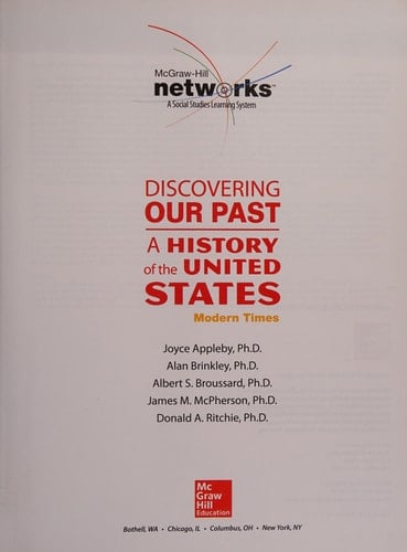 Discovering Our Past: A History of the United States-Modern Times, Student Edition