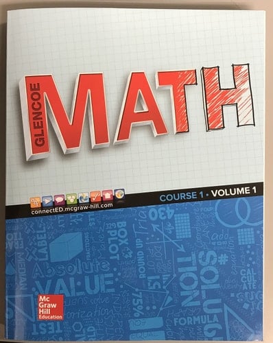 Glencoe Math 2016, Course 1 Student Edition, Volume 1