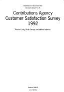 Contributions Agency Customer Satisfaction Survey, 1992