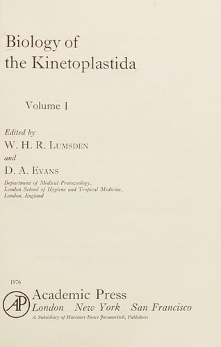Biology of the Kinetoplastida