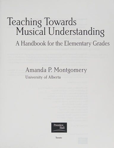 Teaching Towards Musical Understanding