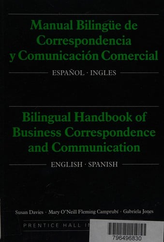 Bilingual Handbook of Business Correspondence and Communication