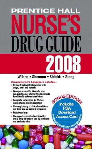 Prentice Hall Nurse's Drug Guide 2009