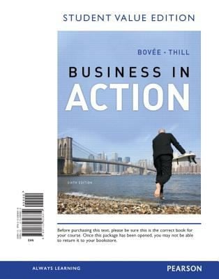 Business In Action Student Value Edition