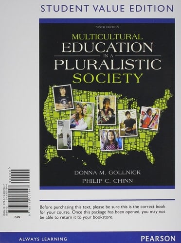 Multicultural Education in a Pluralistic Society, Student Value Edition Plus New Myeducationlab with Pearson Etext -- Access Card Package