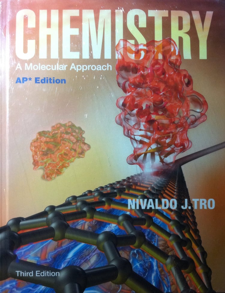 PEARSON AP Chemistry: A Molecular Approach, 2014, Student Edition, AP Edition, 3rd Edition, by Nivaldo J.Tron - w/ MasteringChemistry w/ eText + Test Prep Workbook 6yr Lic