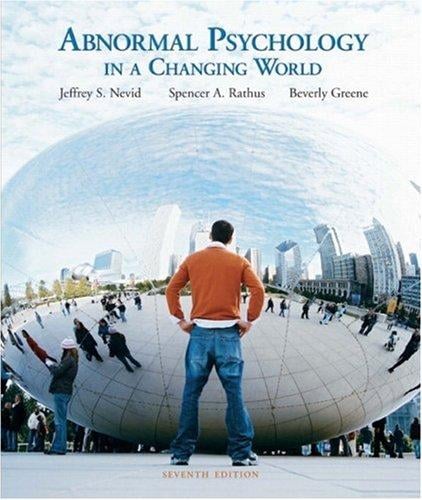 Abnormal psychology in a changing world