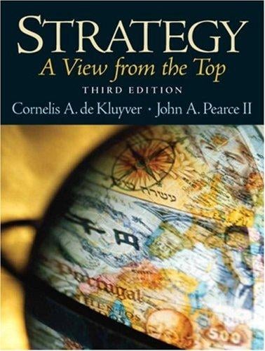 Strategy: a view from the top (an executive perspective)