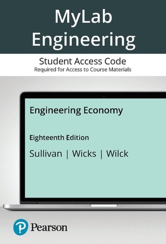 MyLab Engineering with Pearson eText Access Code for Engineering Economy