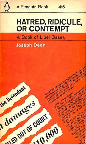 Hatred, Ridicule or Contempt