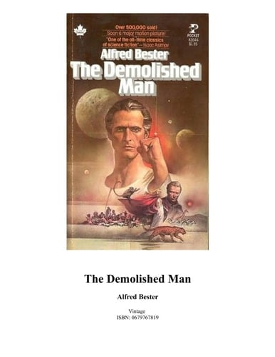 The Demolished Man (Penguin Science Fiction)