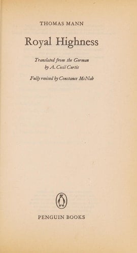 Royal Highness (Modern Classics)