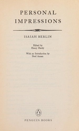 Personal Impressions