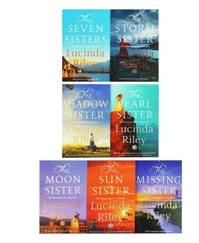 The Seven Sisters By Lucinda Riley 7 Books Collection Set ( Seven Sisters, The Storm Sister, The Shadow Sister, The Pearl Sister, The Moon Sister, The Sun Sister, The Missing Sister )
