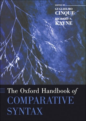 The Oxford Handbook of Comparative Syntax (Oxford Handbooks)