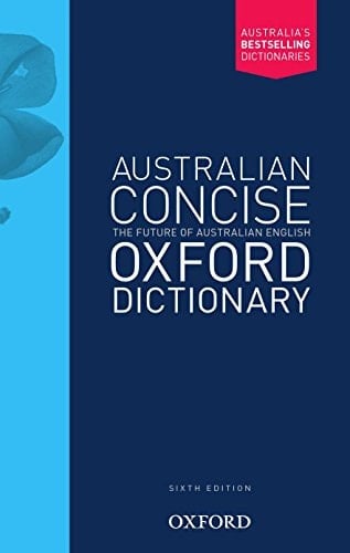 Australian Concise Oxford Dictionary Paperback 6E