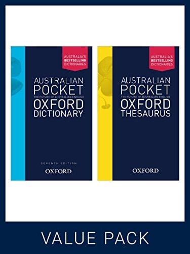 Australian Pocket Oxford Dictionary 7E + Australian Pocket Oxford Thesaurus Pack: Value Pack