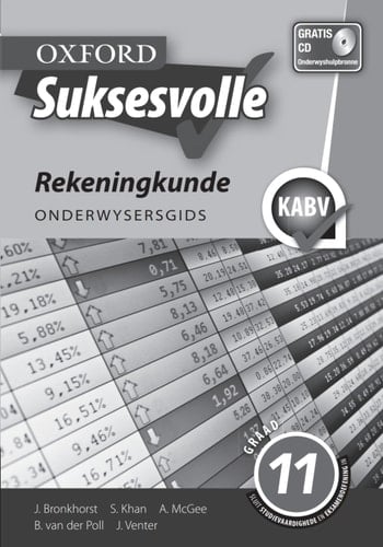 Oxford Suksesvolle Rekeningkunde Graad 11 Onderwysersgids (Perpetual)