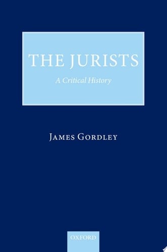 Jurists: A Critical History