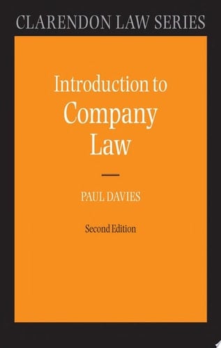 Introduction To Company Law