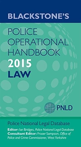 Blackstones Police Operational Handbook 2015