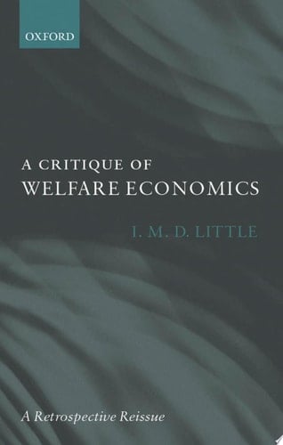 A Critique Of Welfare Economics