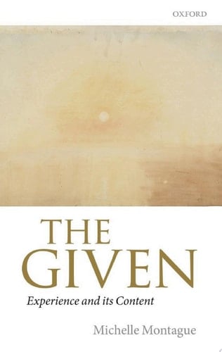 The Given: Experience and its Content