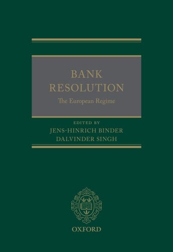 Bank Resolution: The European Regime