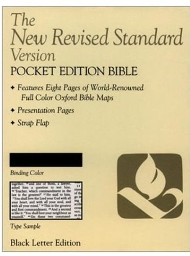 The New Revised Standard Version Pocket Edition Bible (Anglicized Text)